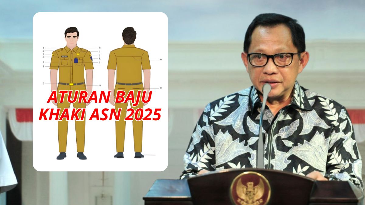 Jadwal pakaian dinas baju khaki guru PNS dan PPPK 2025.