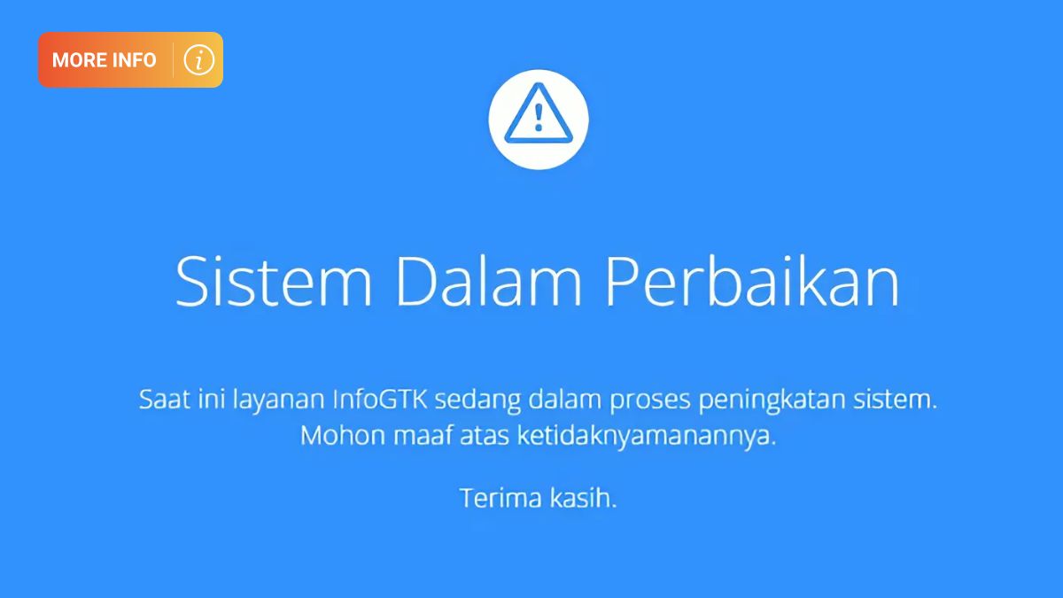 Proses maintenance sistem Info GTK untuk peningkatan keamanan dan stabilitas