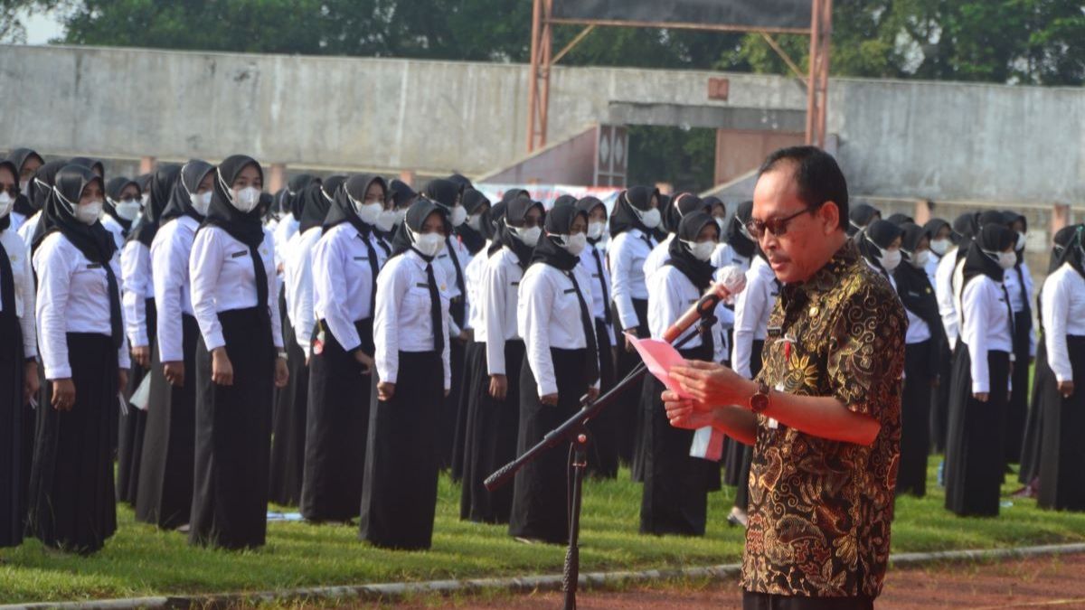 Proses pelantikan P3K dan CPNS 2025 dengan peserta yang telah menerima SK pengangkatan.