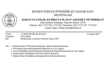 Jadwal resmi pelaksanaan Asesmen Nasional 2025 dari Kemendikbud untuk semua jenjang pendidikan
